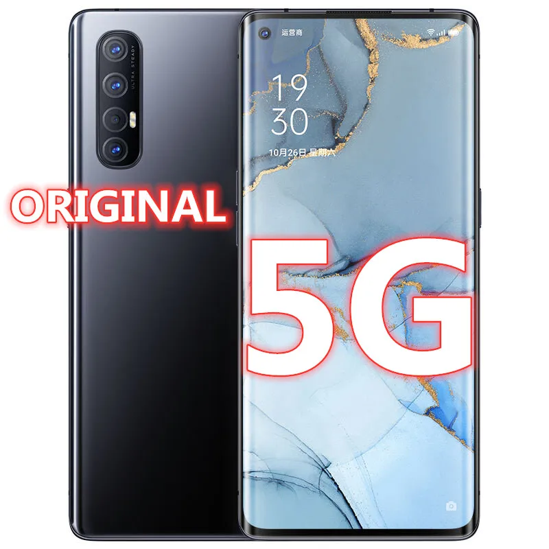 Оригинальный Newmodel Oppo Reno 3 Pro 5G мобильный телефон Snapdragon 76 Восьмиядерный 12G RAM 5 камер