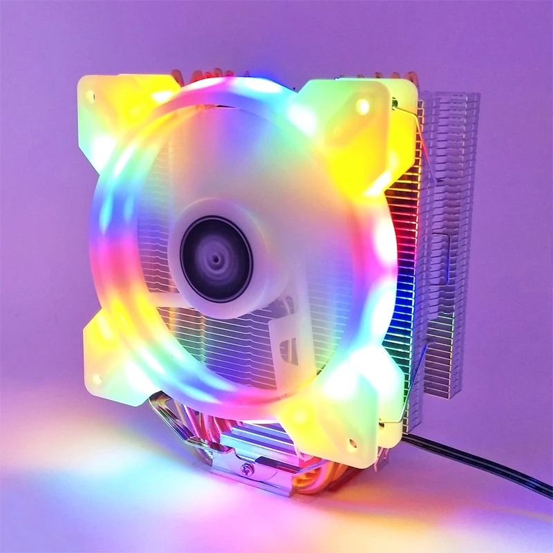 Снеговик полноцветный светодиодный вентилятор для процессора Cooler Master 4 тепловые трубки с прямым контактом система охлаждения с башней охлаждающий вентилятор для процессора