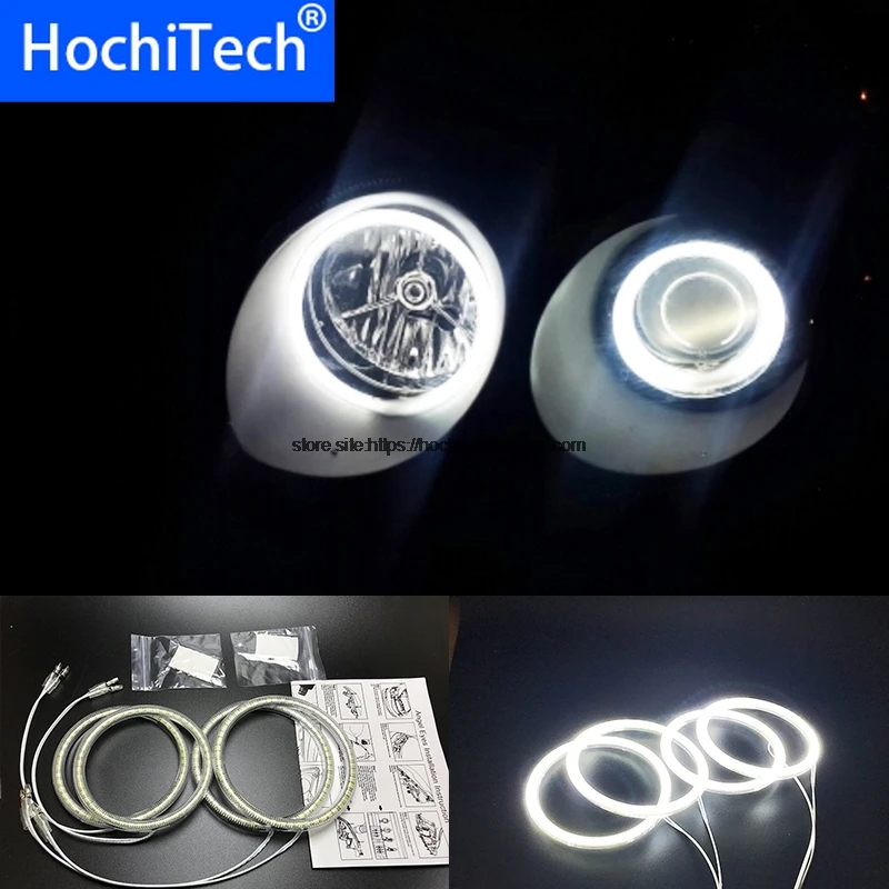 HochiTech для Hyundai Sonata 2002-2005 ультра яркий SMD белый светодиодный ангельские глазки 2600LM