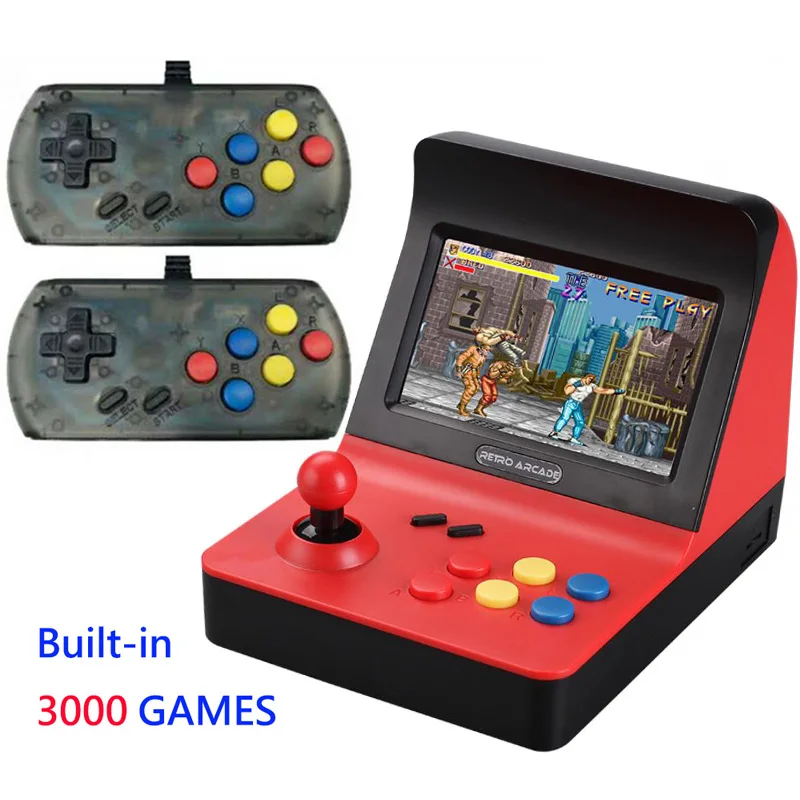  Newest Portable Retro Mini Handheld Game Console 4.3 Inch 64bit 3000 Video Games classical Family G