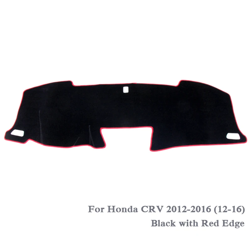 12-16 Red LHD Автомобильный Стайлинг приборной панели Избегайте Light Pad Инструмент крышка платформы коврик Роза для Honda CRV 2012-Настоящее LHD и RHD Анти-пыль коврики - Название цвета: 12-16 Red LHD