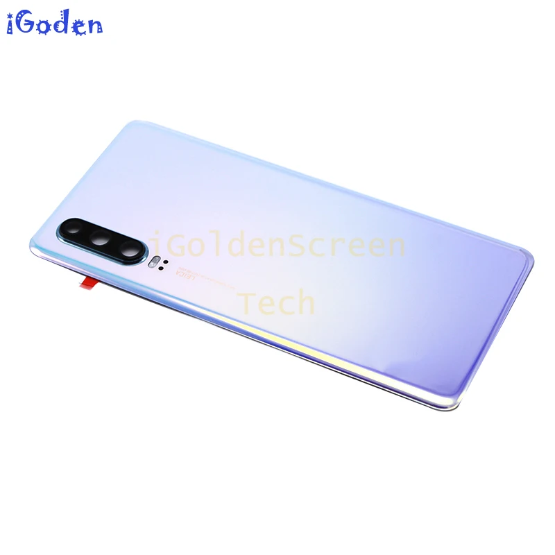 Задняя крышка для huawei P30 задняя крышка стеклянная батарея с объективом камеры Замена для huawei P30 Задняя крышка батареи