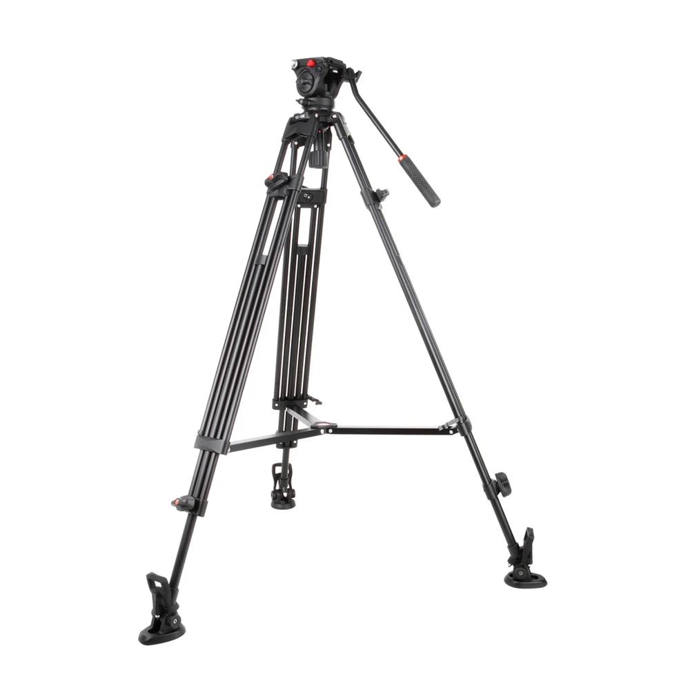  Viltrox VX-18M 1.8M Professional Portable Heavy Duty Stable Aluminum Non-slip Video + Tripod Hydrau