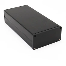 

WHL10520 Black Silver blank panel Full Aluminum Chassis Mini Audio Amplifier Enclosure/ Preamp Box/ Linear power adapter housing