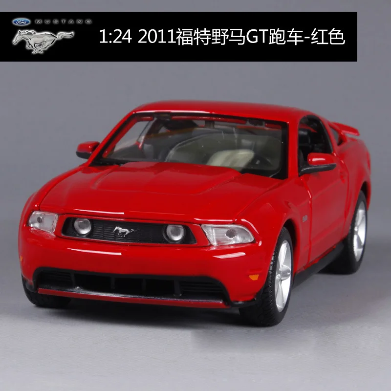 Maisto 1/24 спортивный автомобиль Ford Mustang Коллекционное издание металлическая литая модель автомобиля детские игрушки подарок - Цвет: 31209