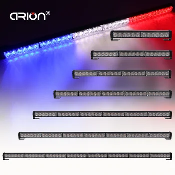 

12-48 LED strobe policeman Fireman warning lightbar red blue white Emergency strobe bar parking lamp traffic signal light