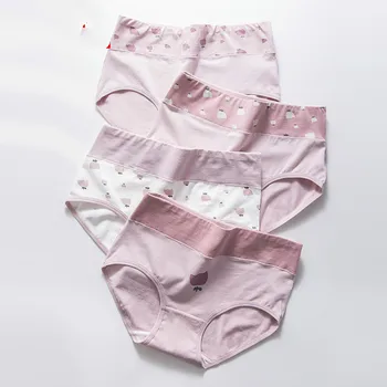 

6 pc/set Women's underwear, women's pure cotton fabric triangle underwear and buttock lifting, big size pants head PJTX 1653