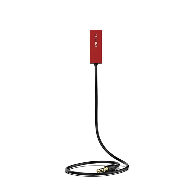 Red 3,5 мм Автомобильный AUX USB кабель шумоподавление громкой связи для Bluetooth универсальный аудио адаптер - Цвет: Red