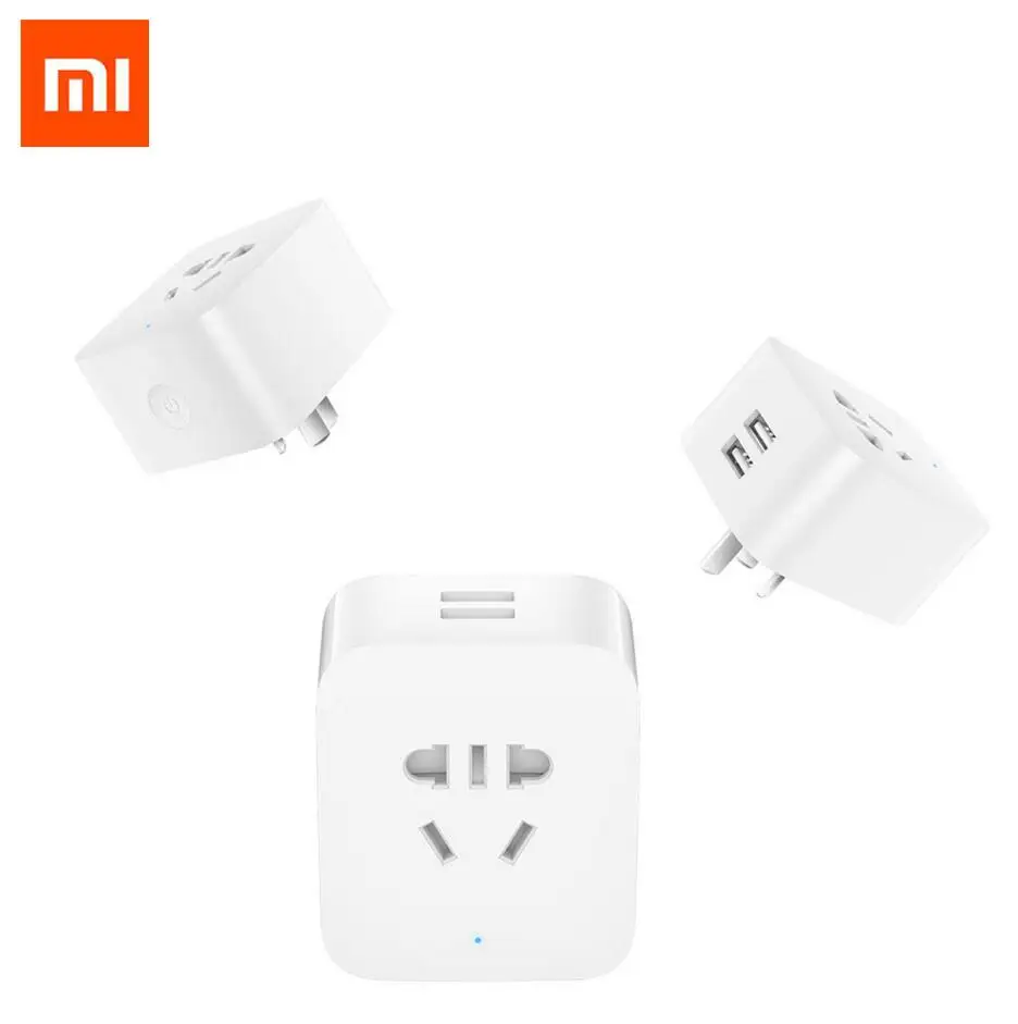 Xiaomi mi jia Smart mi основное гнездо обновленная версия, с 2 USB интерфейсом/BC1.2 Быстрая зарядка для комплектов умного дома xiaomi