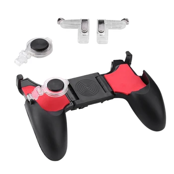 

For PUBG Mobile 3 in 1 Game Controller Free Fire L1R1 Triggers Gamepad Grip Trigger Controller Wireless for iPhone Android