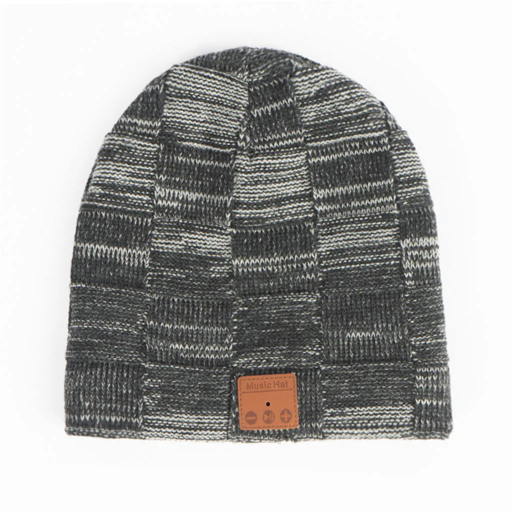 Bluetooth Наушники Bluetooth Beanie Hat музыкальная вязаная шапка с громкой связью стерео Наушники Беспроводные Наушники