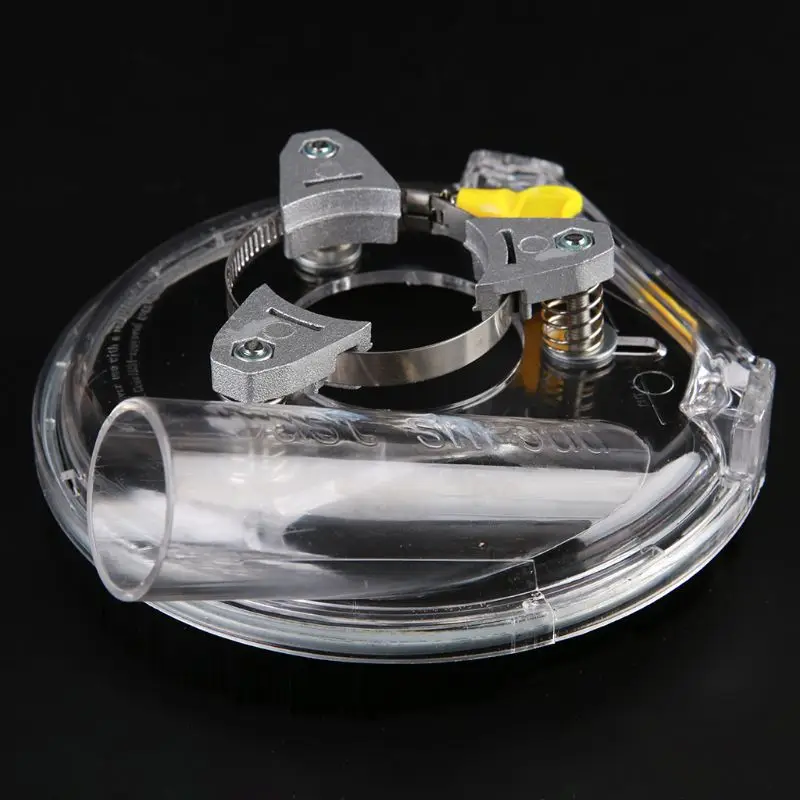 

Dust Shroud Kit Dry Grinding Dust Cover for Angle Hand Grinder Clear 4\"/ 5\"