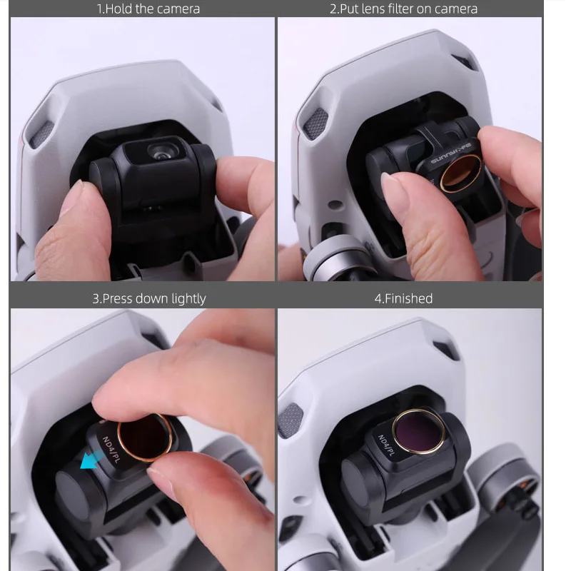 DJI Mavic мини-объектив камеры ND/PL поляризационный фильтр комплект MCUV ND4 ND8 ND16 ND32 CPL Для DJI Mavic Mini Drone аксессуары
