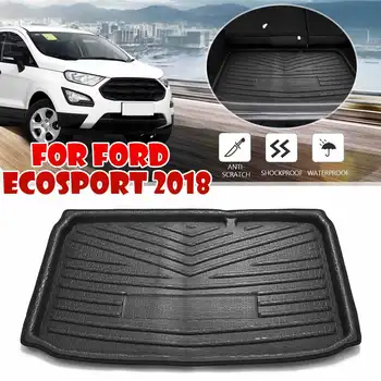 

Rear Trunk Cargo Boot Liner Tray Floor Mat for Ford EcoSport 2018 2019 2020+ Floor Carpet Luggage Tray Black Auto Accessories