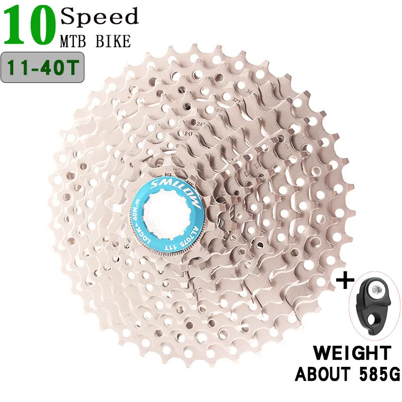 Blue and hook SMLLOW горный велосипед 10 скоростей 11-40 т, карточка для езды на горном велосипеде с переменной скоростью, маховик, совместимый с SHIMANO - Цвет: Blue and hook