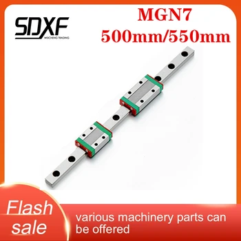 

One set, miniature guide rail, 1 MGN7-500/550MM, 2 sliding blocks MGN7C/MGN7H, factory direct sales