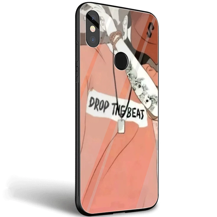 Чехол для мобильного телефона из стекла ТПУ для Xiaomi Mi Note7 5 6 Pro Poco F1 A1 A2 4X5X6X9, чехол для мальчиков и девочек