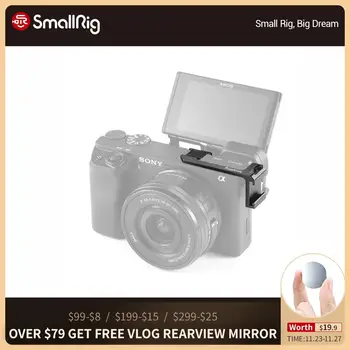 

SmallRig Cold Shoe Adapter (Left Side) for Sony A6000/A6300/A6400/A6500 Quick Release Cold Shoe Mount To Mount Microphone -2342