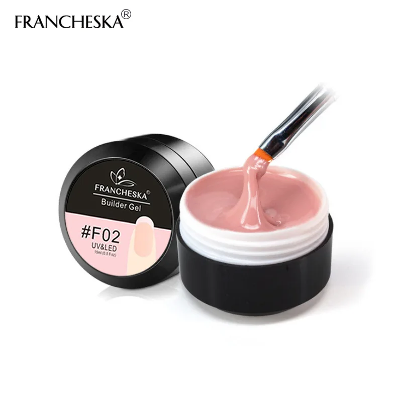 Francheska 15 мл гель для наращивания ногтей - Цвет: F02