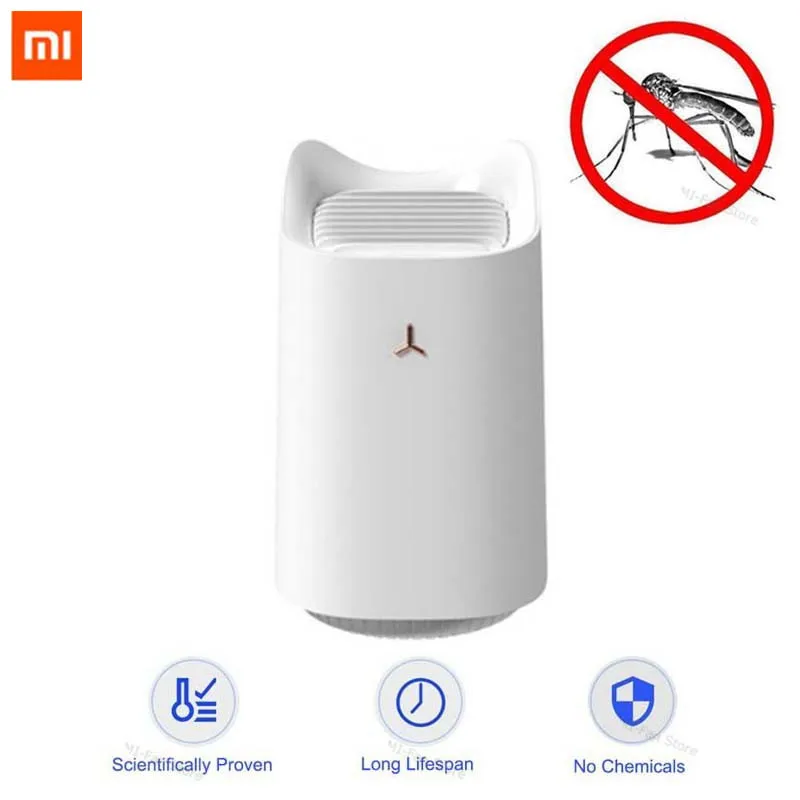 Xiaomi Mijia 3 жизнь москитная убийца лампа usb Зарядка Электрический москитный диспеллер без излучения бесшумный москитный убийца 2 цвета