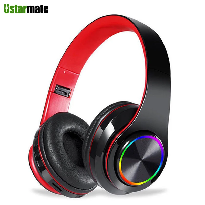 Wireless Headphones 5.0 Bluetooth Earphone with Memory TF Card Audifono Headset for iPhone Samsung Huawei Xiaomi Headphone | Электроника