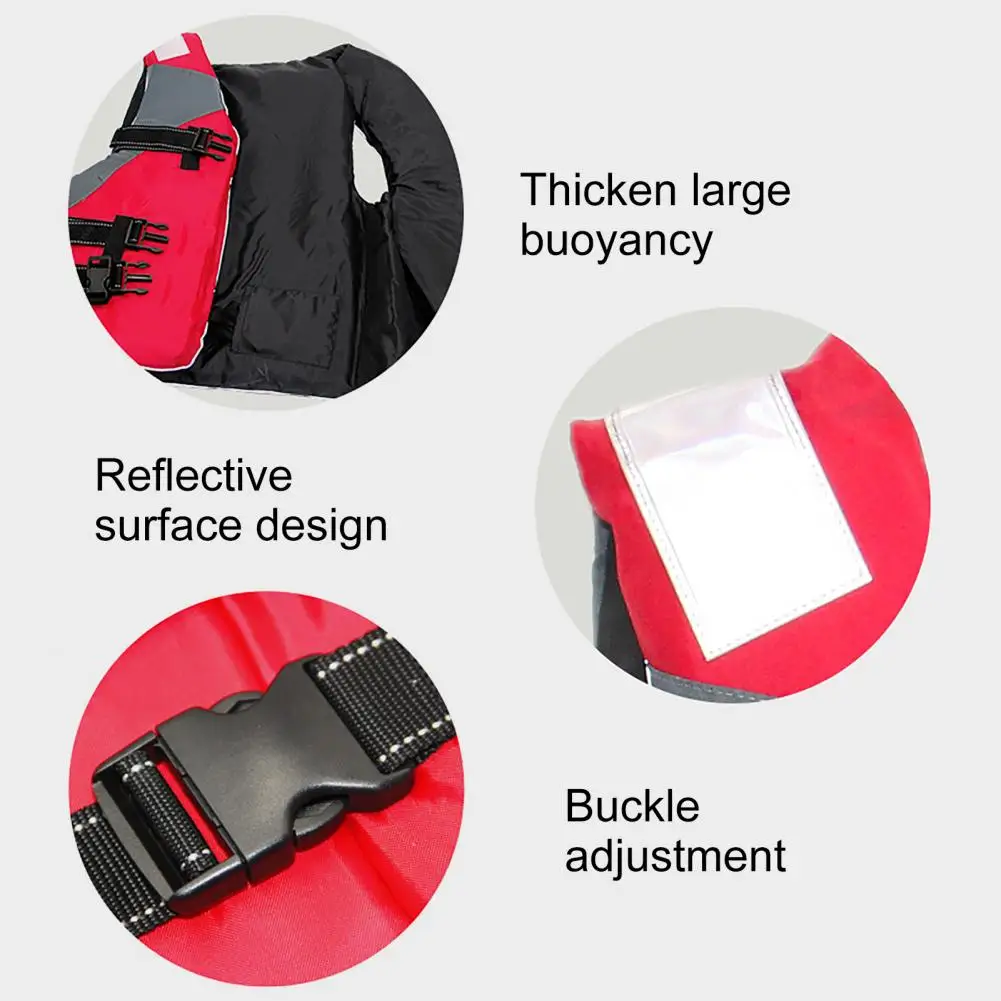 Outdoor Universal Life Jacket Rafting Swimming Floating Adjustable Buckle Life Vest Lifesaving Product for Fishing Boating
