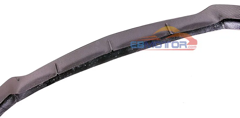 ebmotor-com B style Real Carbon Fiber Front Lip Spoiler For BENZ W205 C63 C63S AMG Sedan & Coupe 2015UP 15_6695