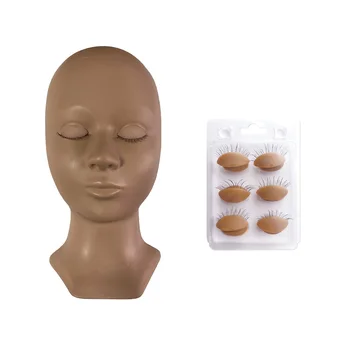 

Viplash Silicone Training Mannequin Flat Head Makeup Practice Eyelash Lashes Extension Beauty Eye Lashes Eyelash Extensions