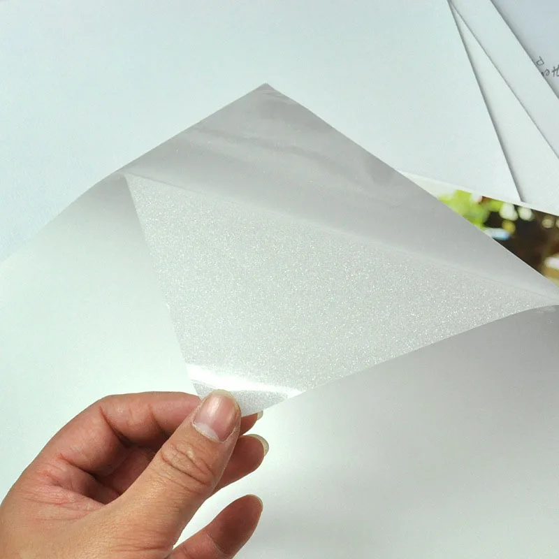 Lot de 50 feuilles de film pour les cristaux photo, A4 transparent