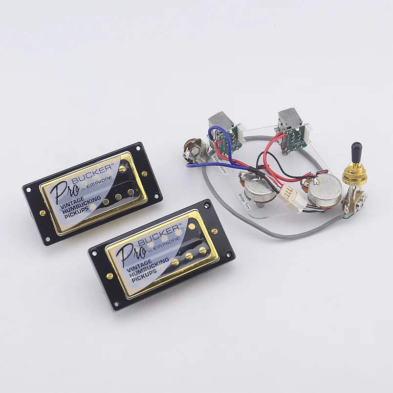 1 комплект оригинальная электронная гитара Epi Standard PRO Alnico Humbucker Pickup Gold Cover|Детали и