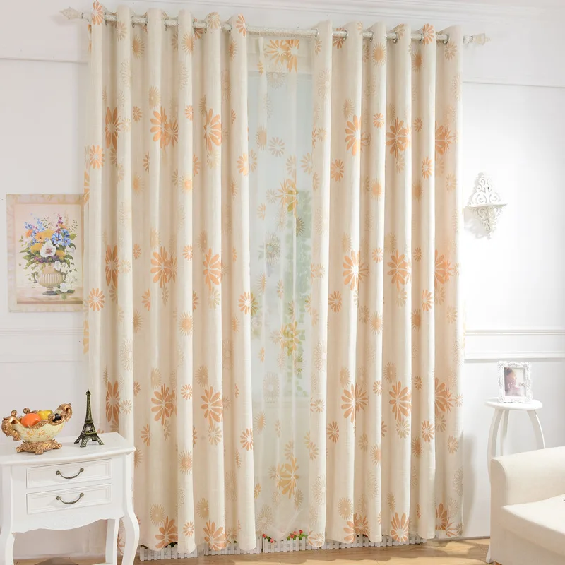 

Customizable European Style Modern Curtains for Living Room Bedroom Balcony Cotton and Linen Jacquard Blackout Curtains
