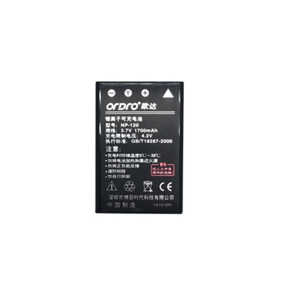 

NP120 battery for Ouda camera D395/V7/V7PLUS/AC1/AC3/AC5/V12