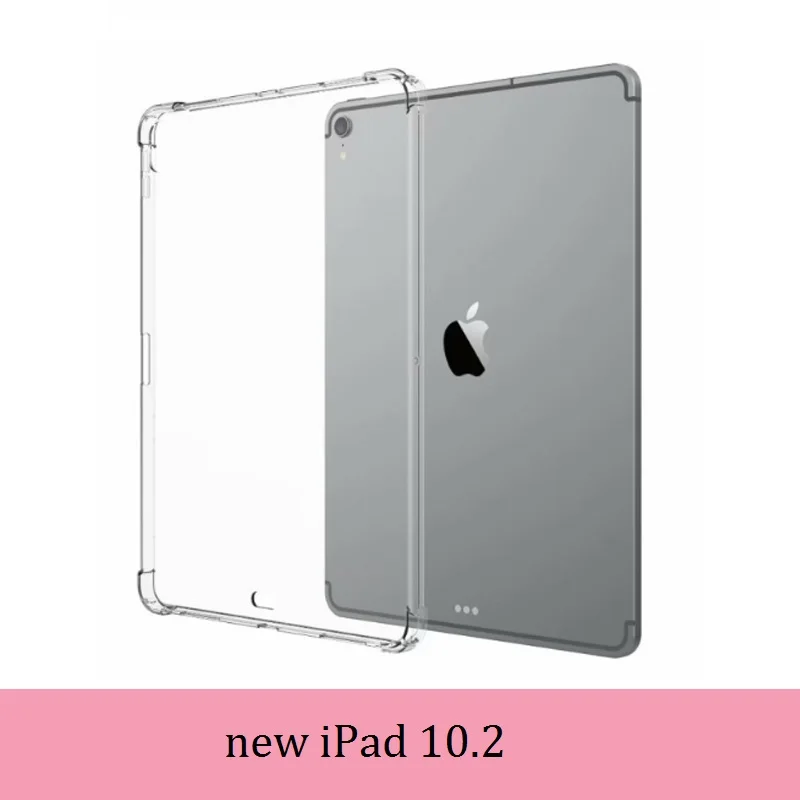 Кристально прозрачный TPU противоударный чехол для Apple iPad 2/3/4 9,7 Air 1/Air 2/Pro 9,7 11 10,5 мини-платье на возраст 2, 3, 4, 5, iPad 10,2 чехол - Цвет: New 10.2