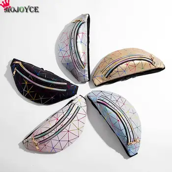 

Holographic Women Fanny Waist Bag Women Fanny Holographic Chest Belt Phone Pouch Wallet Sports Outdoor Pockets Fanny Pack
