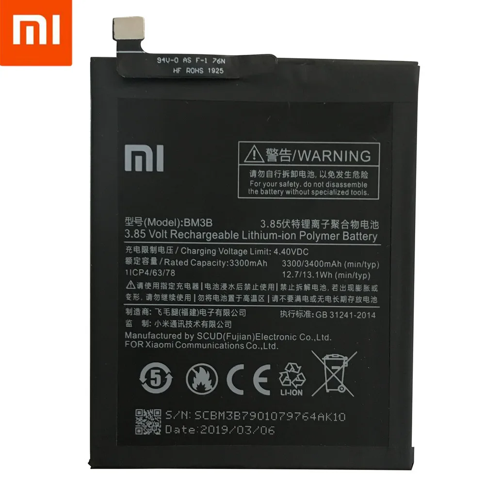 Xiao mi сменный аккумулятор BM3B для Xiao mi X 2 2S 3300 мАч батареи для телефонов большой емкости Бесплатные инструменты