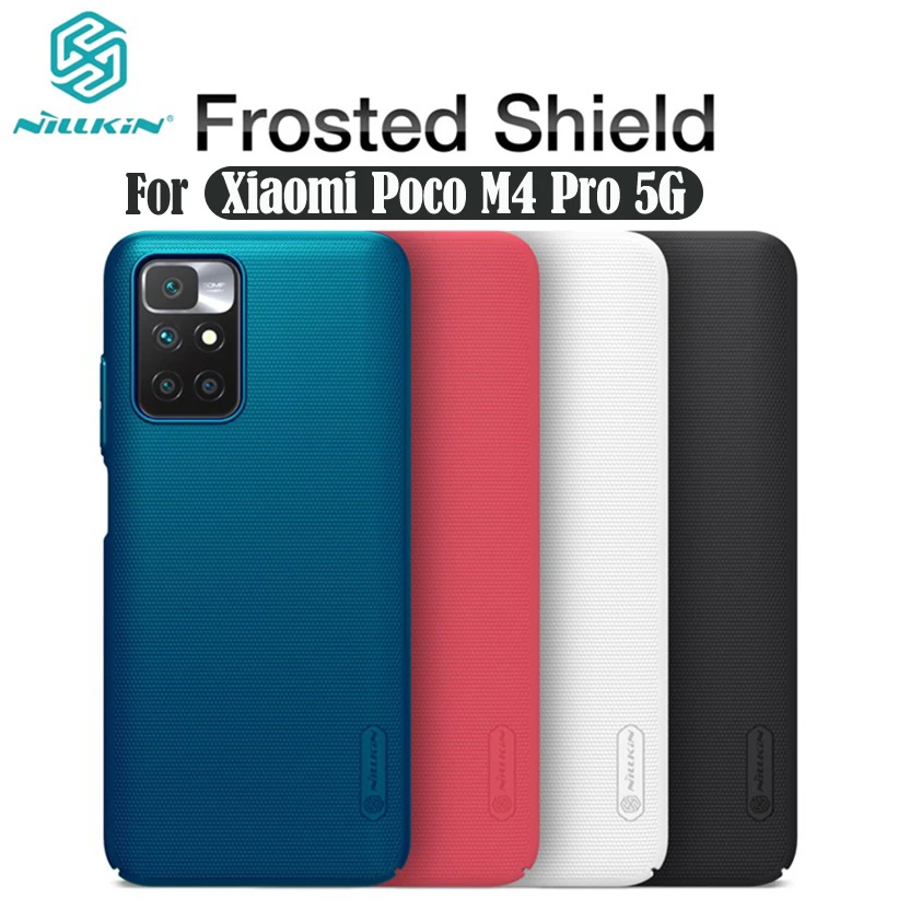 mobile phone pouch for ladies For Xiaomi Poco M4 Pro 5G Case Nillkin Super Frosted Shield Hard PC Phone Protector Back Cover For Poco M3 Pro 5G Phone Shell iphone waterproof bag