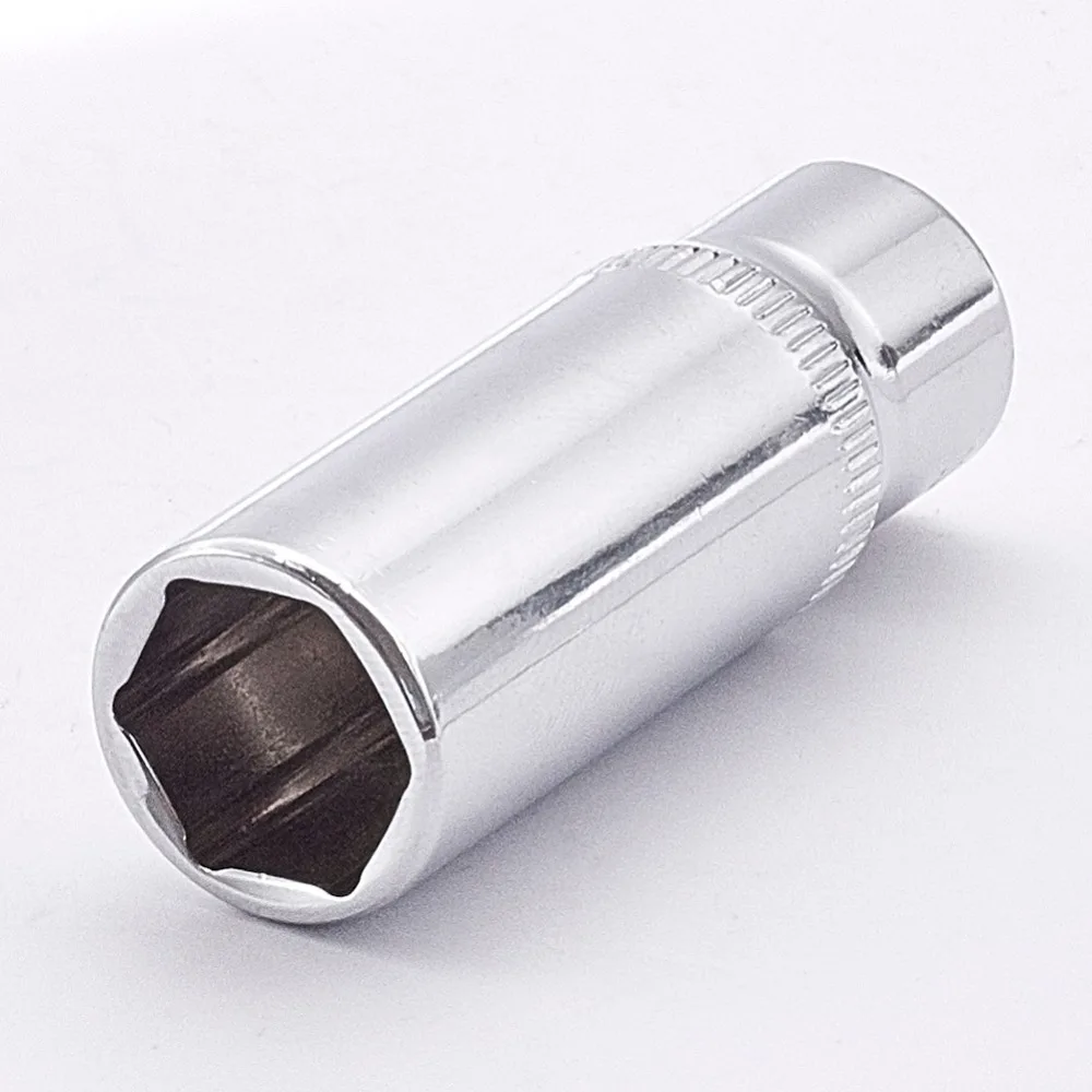 Utoolmart 2 шт./4 шт. Стандартный гнездо для ключ, дюймовый стандарт 1/" привод, для детей возрастом от 4 до 13 лет мм 6-точечный мост гайка с шестигранной головкой метрические Длина 50 мм сливы розетка рукав