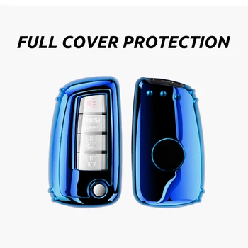 Nuovo TPU Caso Della Copertura Chiave A Distanza Dell'automobile Per Nissan X-Trail Juke T32 Rogue F15 Qashqai Tida Murano Maxima quest Juke Caso Borsette Copertura - Nuovo TPU Caso Della Copertura Chiave A Distanza Dell automobile Per Nissan X Trail Juke