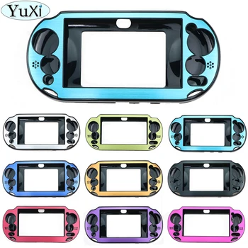 

YuXi Blue Red Purple Aluminum Plastic Protective Skin Case Cover Shell for Sony for PlayStation PS Vita 2000 for PSV 2000