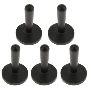 

5pcs Car Vinyl Wrap Grippers Magnet Holders, Automotive Vinyl Wraps Tool - Black