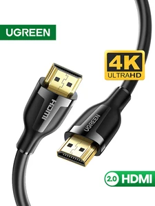 Ugreen HDMI кабель hdmi к HDMI 2.0 кабель 1 м 2 м 3 м 5 м 15 м 4 К HDMI кабель 1080 P 3D для Xiaomi Mi TV Box 3 Laptop Nintend Switch PS4/3 DVB T2 PS3 проектор HD Apple тв компьютер