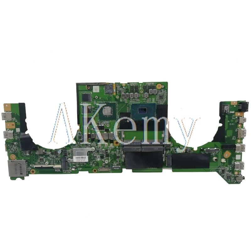 GL703VM DA0BKNMBAB0 Материнская плата Asus GL703VM системная материнская плата для ноутбука w/i7-7700HQ Процессор N17E-G1-A1 GTX1060-6G GPU