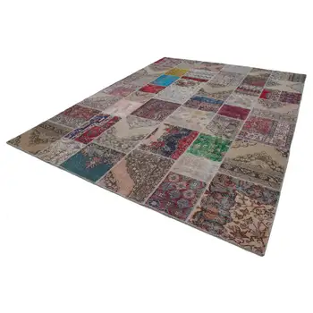 

304x402 Cm Multicolor Handmade Patchwork Rug-10x13 Ft