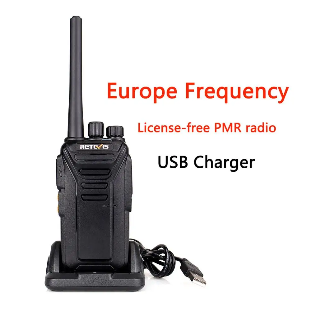 EU Freq and USB 10 шт. Retevis RT27 RT27V безлицензионные пробки/FRS/PMR446 12,5 Кгц 0,5 Вт/2 Вт аналоговая портативная рация Hf трансивер - Цвет: EU Freq and USB