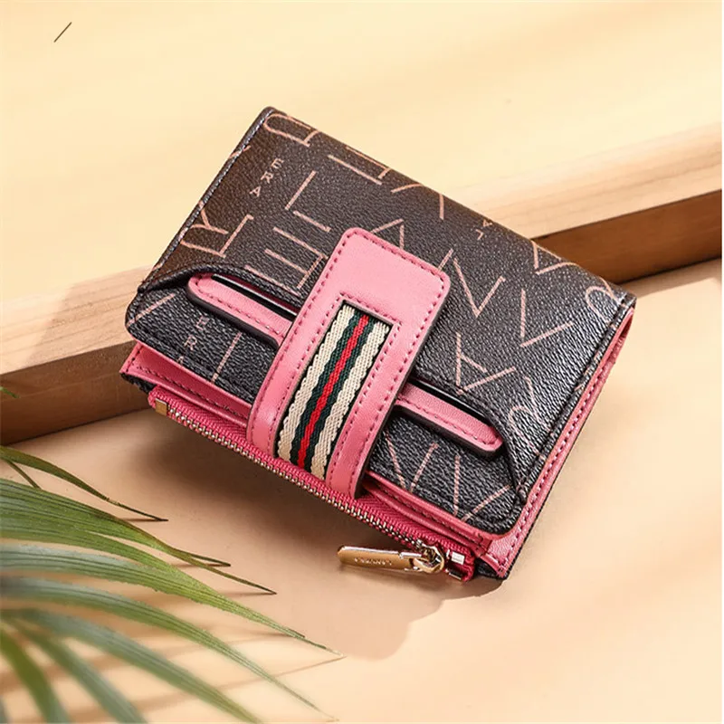 

LANVERA Latest Women PVC Wallet Case Female Multifunction Coin Change Passport Purse Card Holder Clutch For Girls