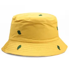 Новые вышитые зеленые шляпы С КАКТУСОМ для женщин Boonie шляпы для защиты от УФ-лучей кепки рыбацкие солнцезащитные пляжные шляпы для путешествий лето