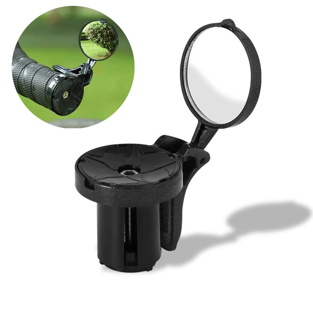 

Bike Handlebar End Mirrors Cycling Back Review Mirror For MTB Road Riding Racing Steel Mirror fietsspiegel Bicycle Accessories