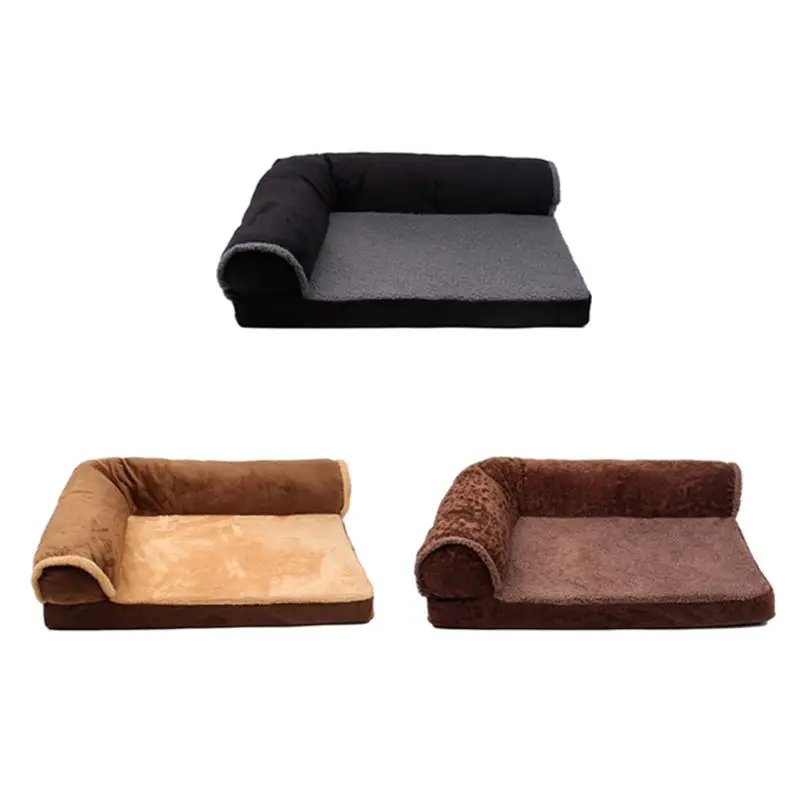 

S-L Pet Dog Cat Bed Sofa Puppy Cushion House Soft Fleece Warm Kennel Mat Blanket