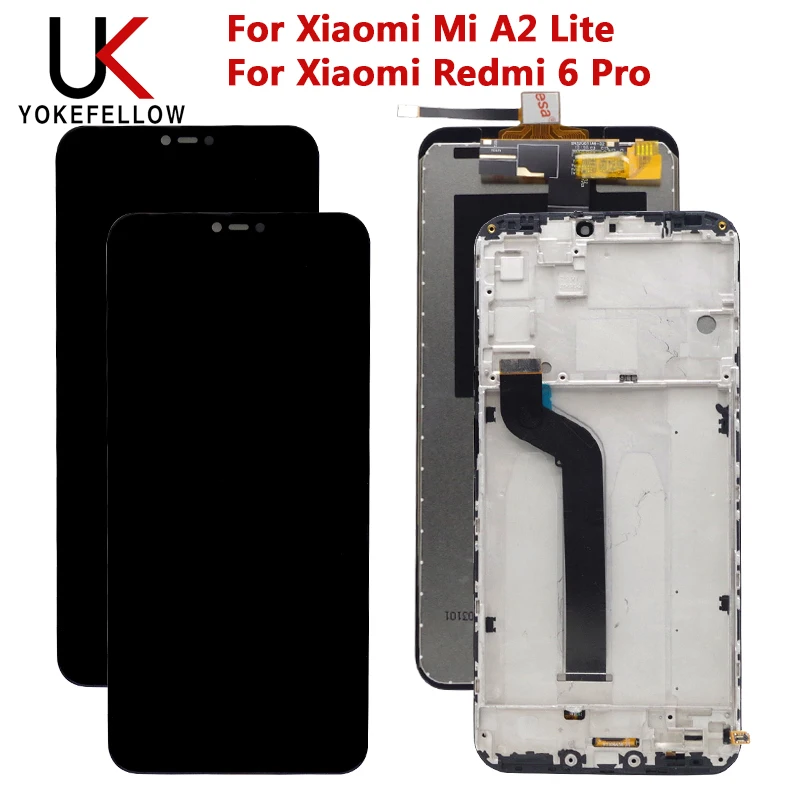 ЖК дисплей для Xiaomi Mi A2 Lite с дигитайзером в сборе Redmi 6 Pro сенсорный экран|Экраны