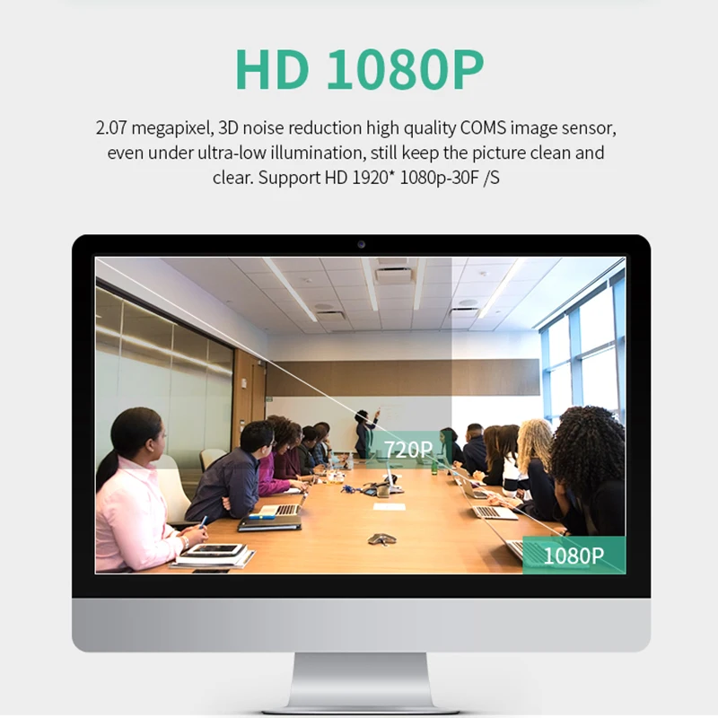 1080P 30FPS USB2.0 Infrared Remote Control Video Conference Camera 18X Optical Zoom For Meeting Telemedicine Remote Teaching
